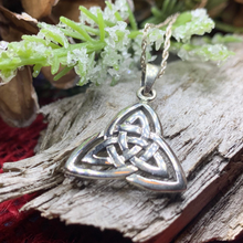 Load image into Gallery viewer, Celtic Triangle Necklace