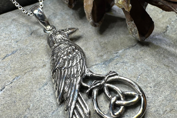 The Raven in Celtic Jewelry: Symbol of Prophecy and Power