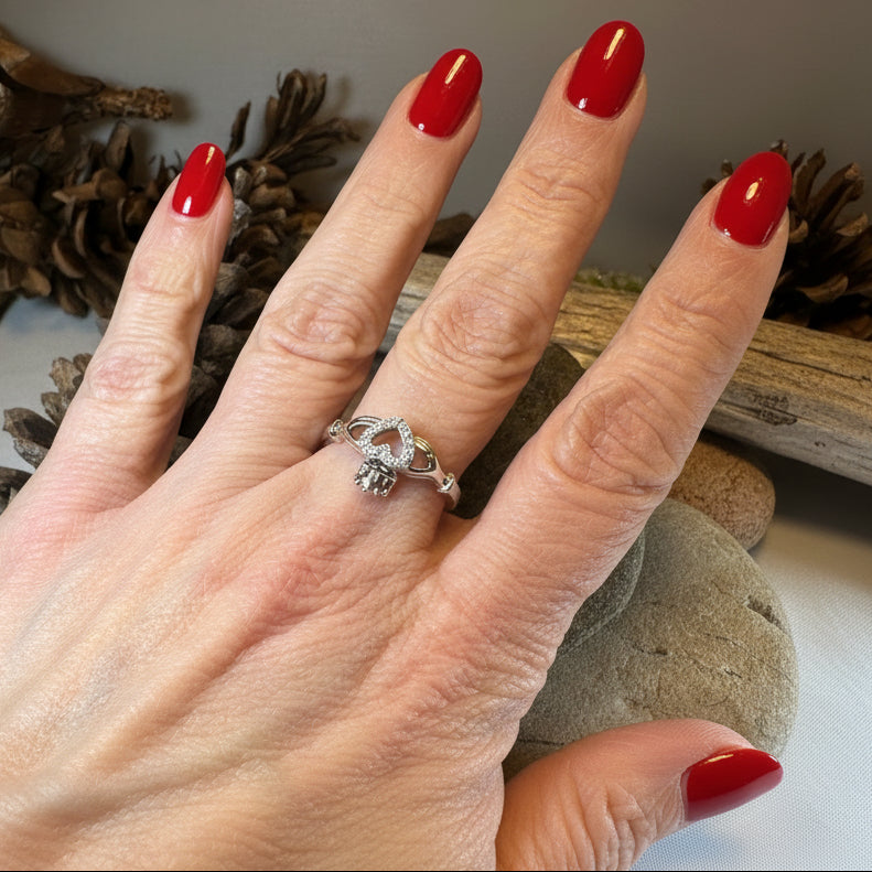 Claddagh Princess Ring — view 2