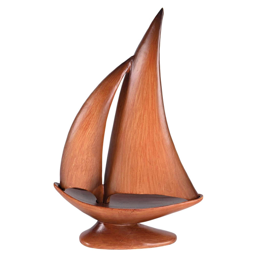 Serenity Prayer Sailboat Statue