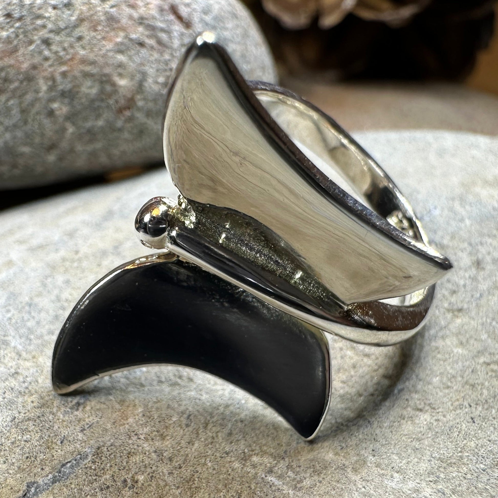 Modern Butterfly Ring — view 4