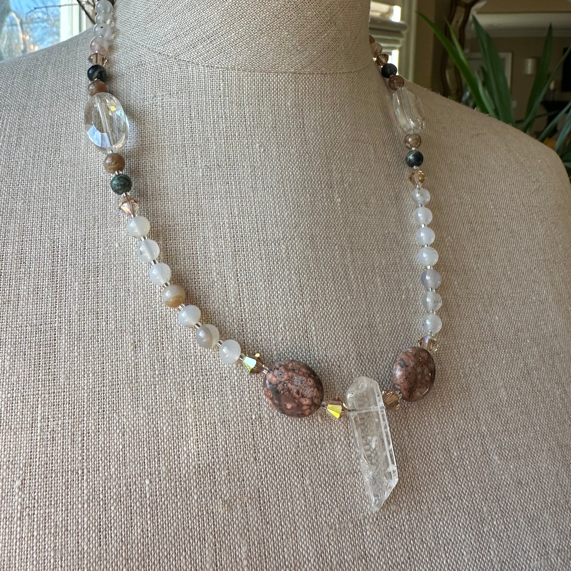 Celtic Mystic Crystal Necklace — view 2