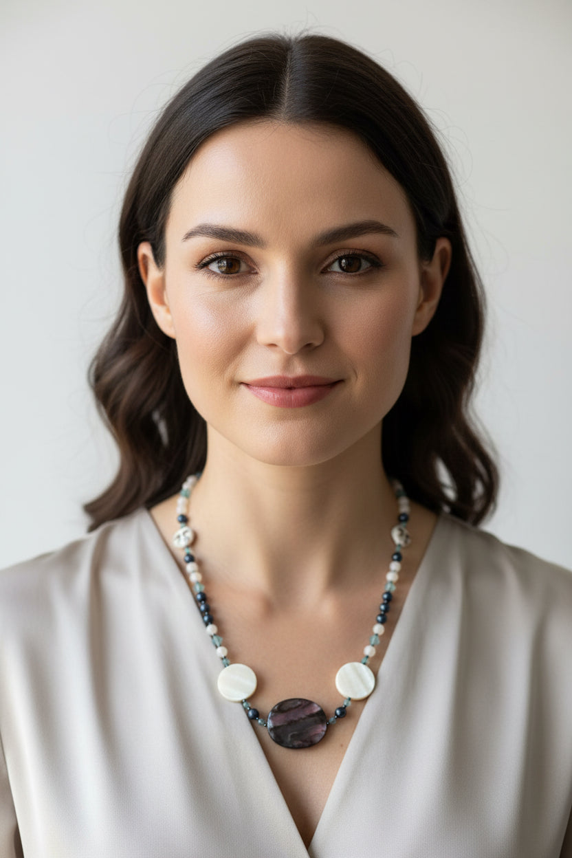 Harbor Dawn Seashell Necklace