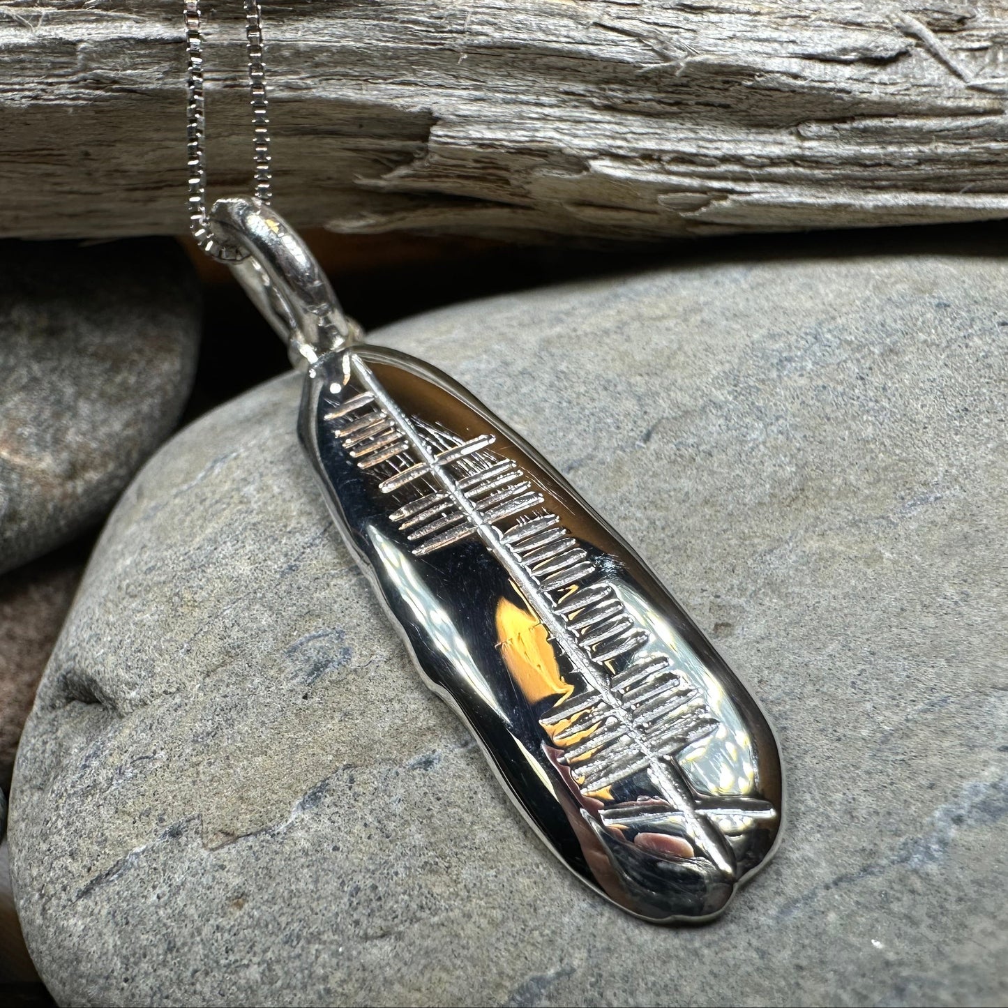 Gaelic Courage Ogham Necklace - Made in Ireland