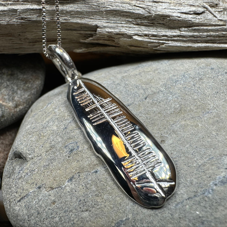 Gaelic Courage Ogham Necklace - Made in Ireland