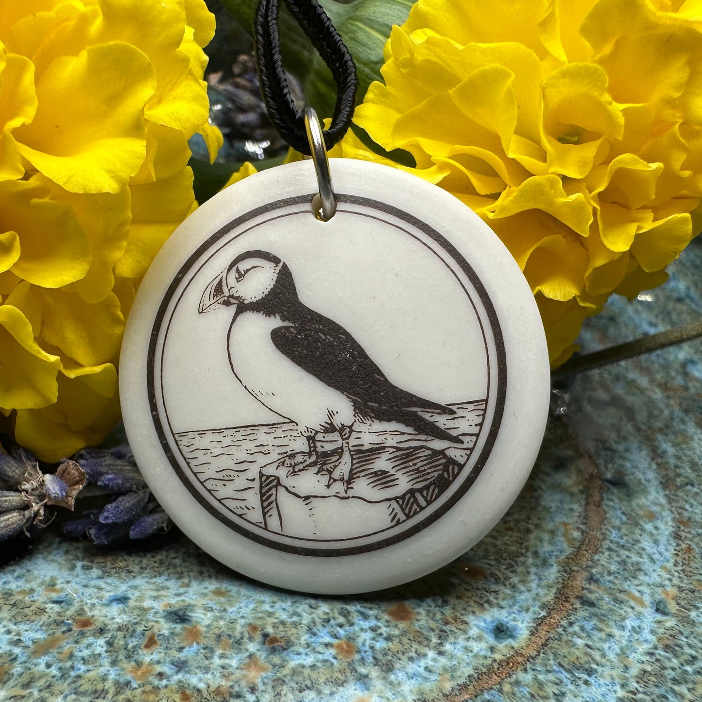 Artisan Puffin Necklace - Handmade in U.S.A.