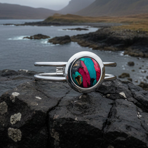 Elegant Scotland Heathergems Bracelet - Handmade in Scotland