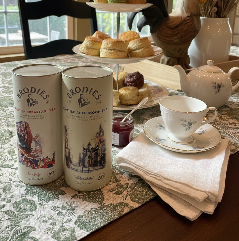 Tour of Scotland TWO Brodies Black Tea Tins