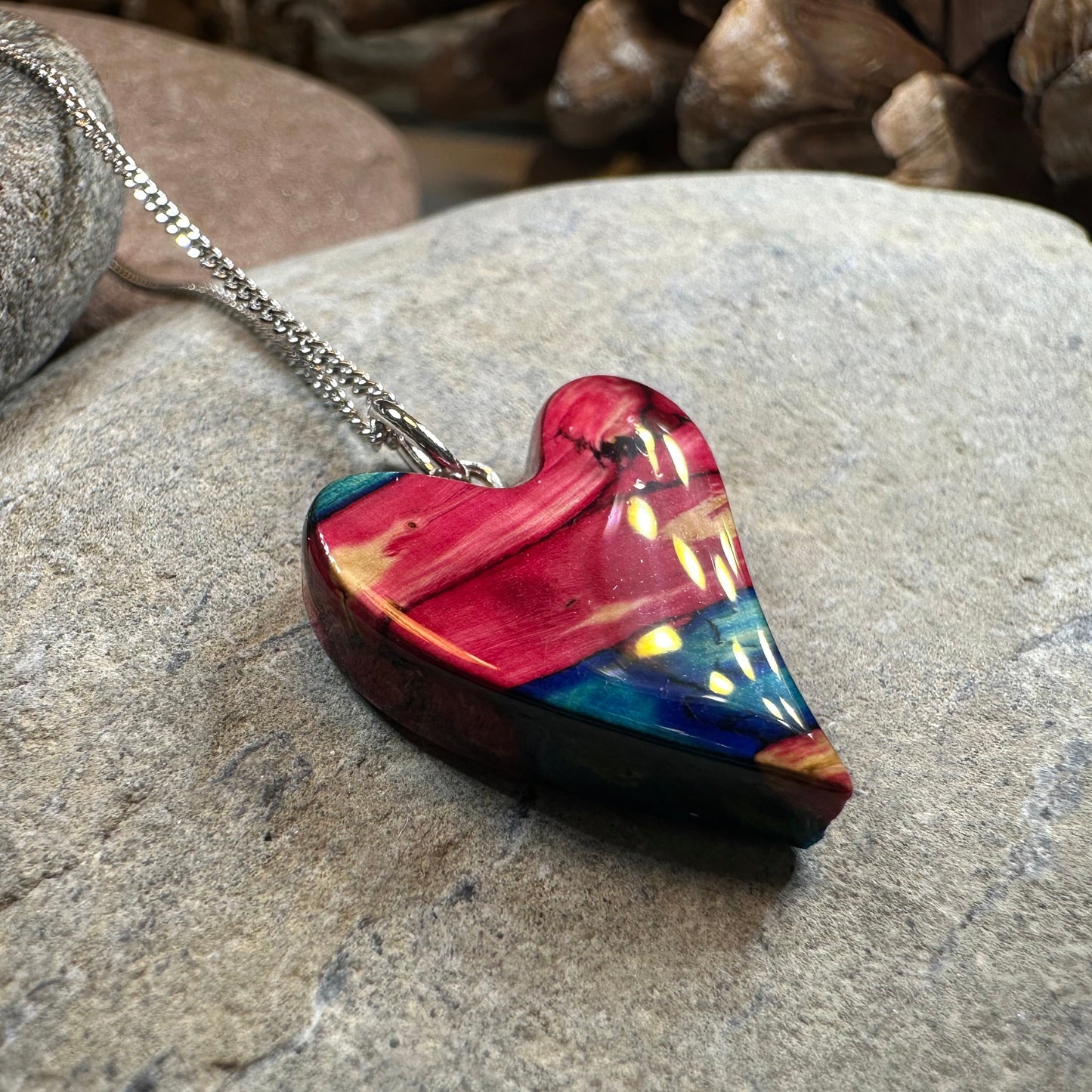 Heathergems Scottish Heart Necklace - Handmade in Scotland — view 11