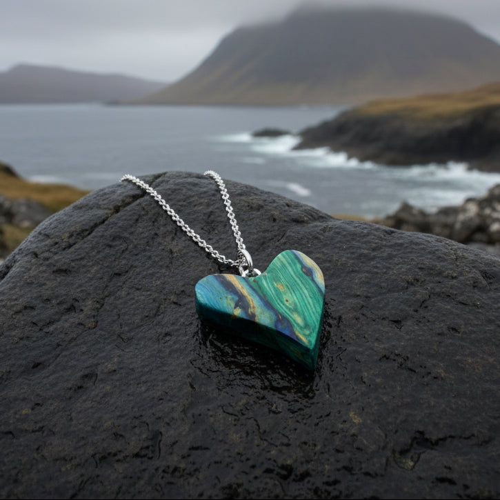 Heathergems Scottish Heart Necklace - Handmade in Scotland — view 7