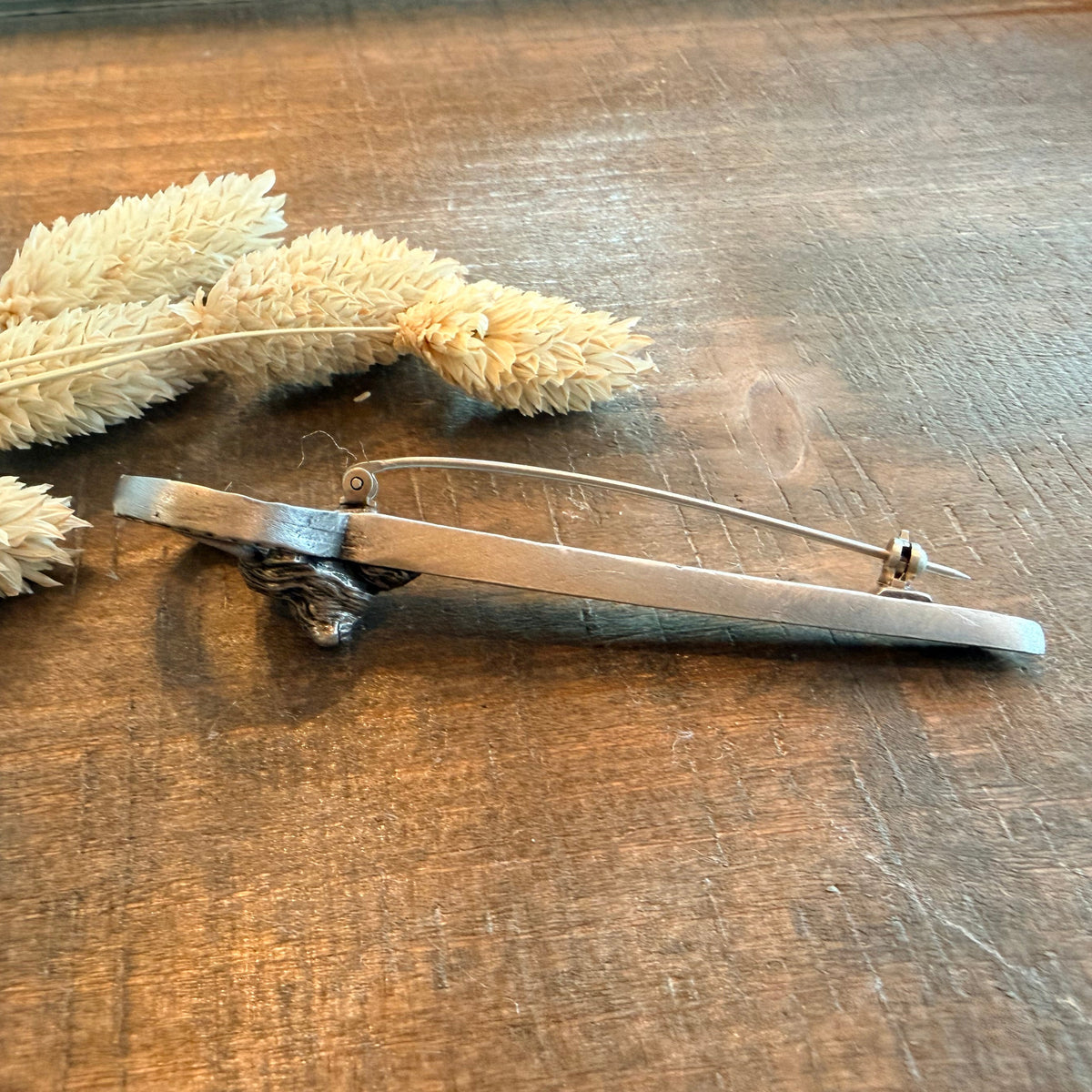 Celtic Highland Cow Thistle Kilt Pin - Handmade in Scotland