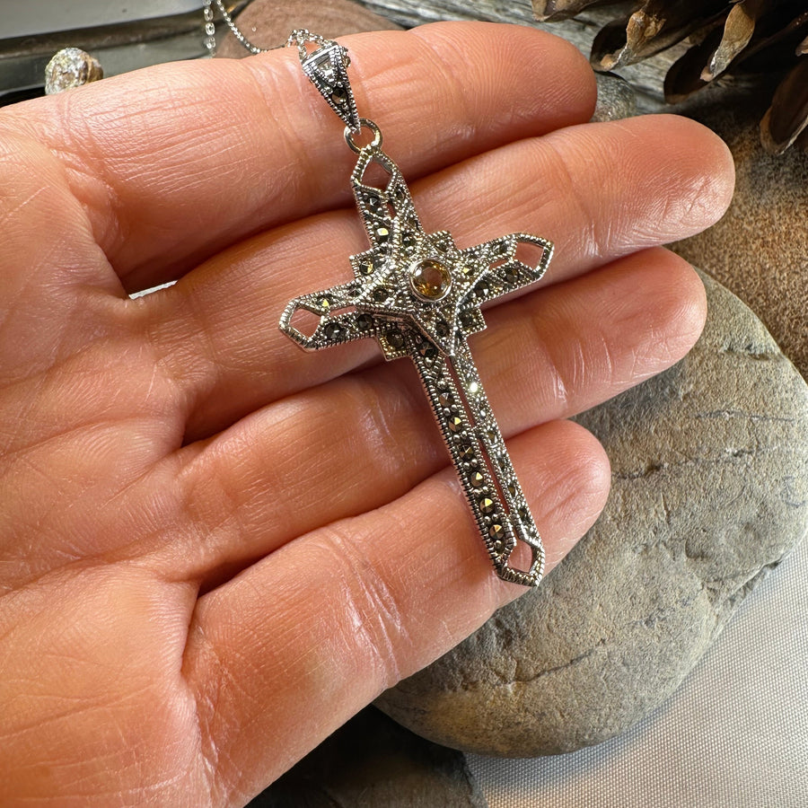 Wyn Celtic Cross Necklace