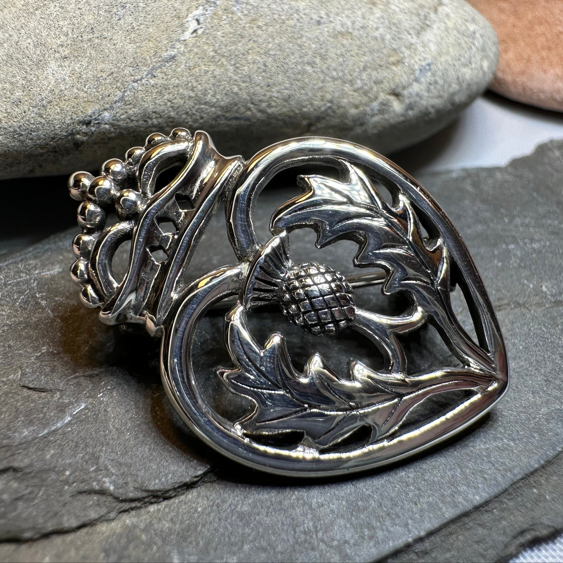 Lady Anne Luckenbooth Brooch in Sterling Silver — view 9