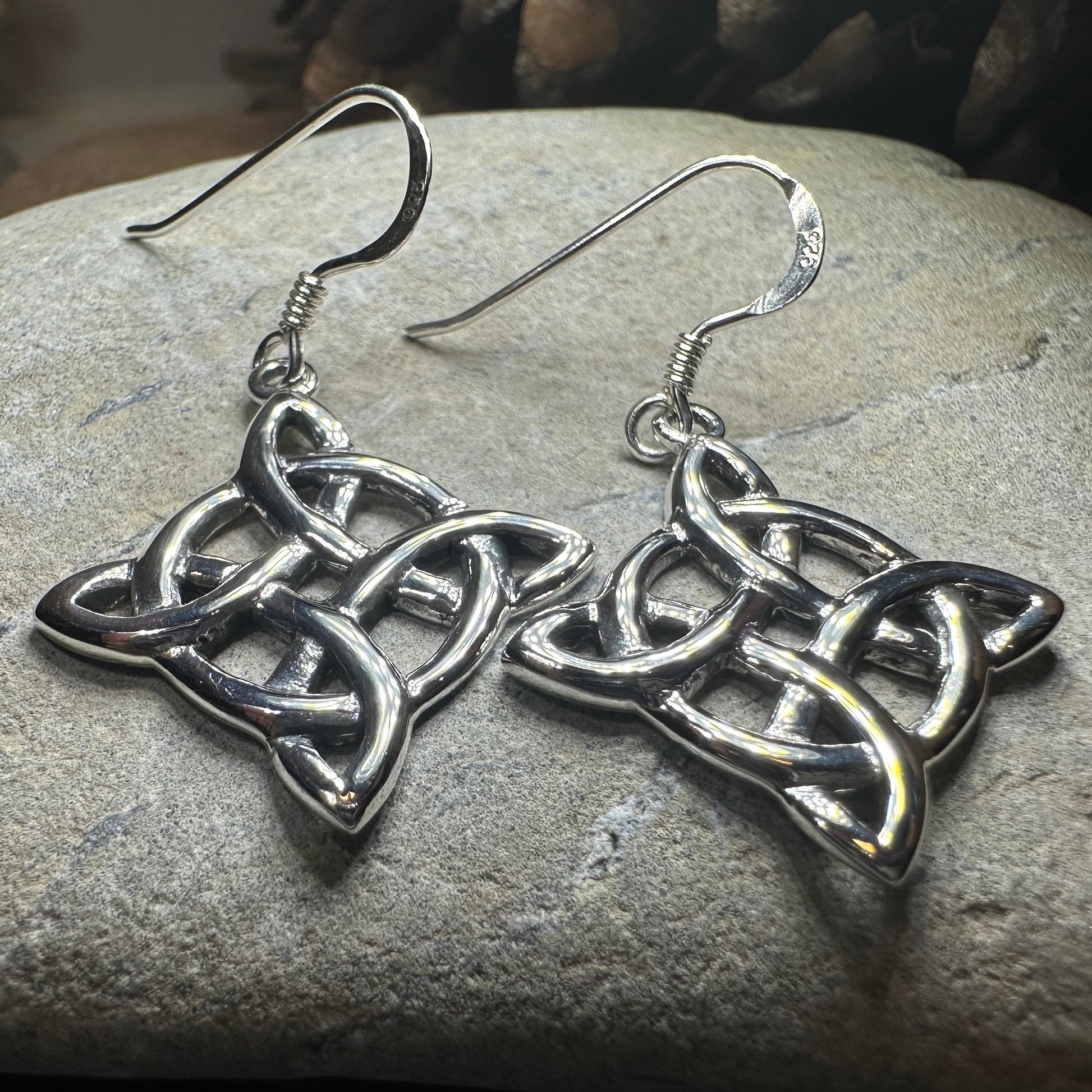 Dynra Celtic Knot Earrings — view 2