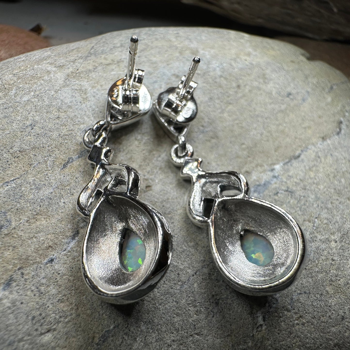 Celtic Twilight Opal Earrings — view 8