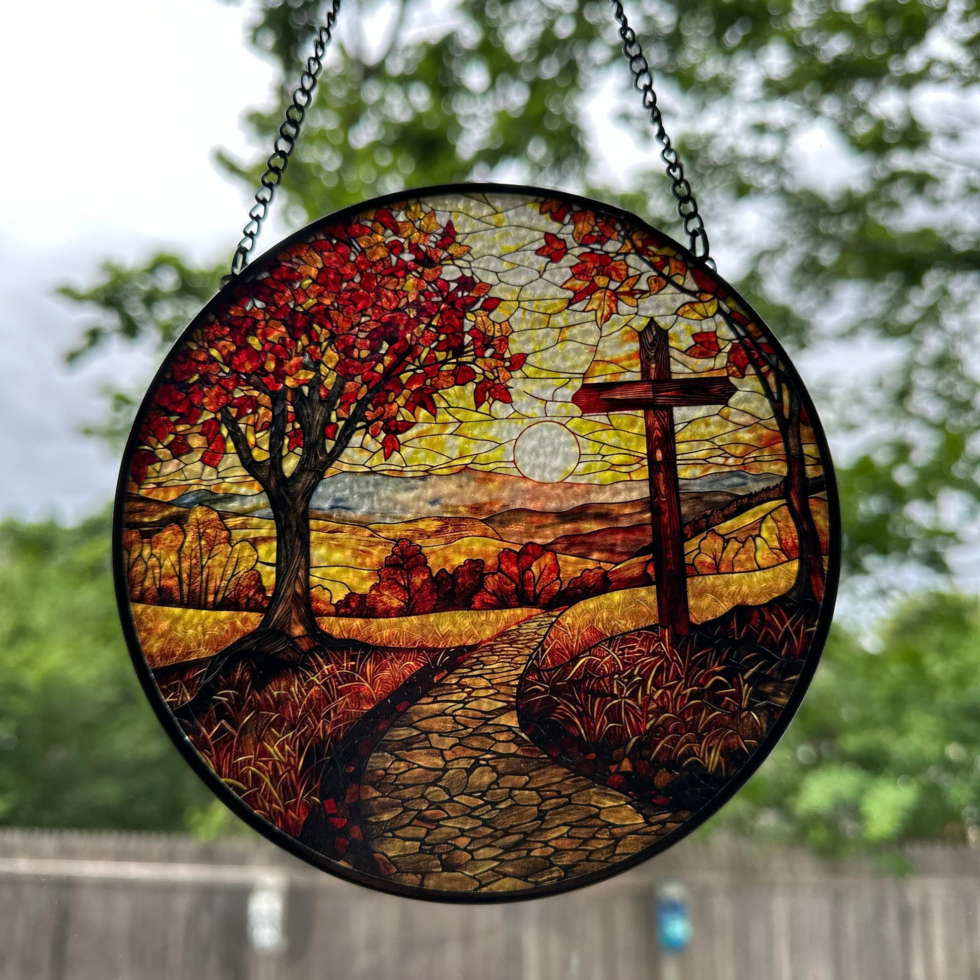 Autumn Cross Suncatcher — view 6