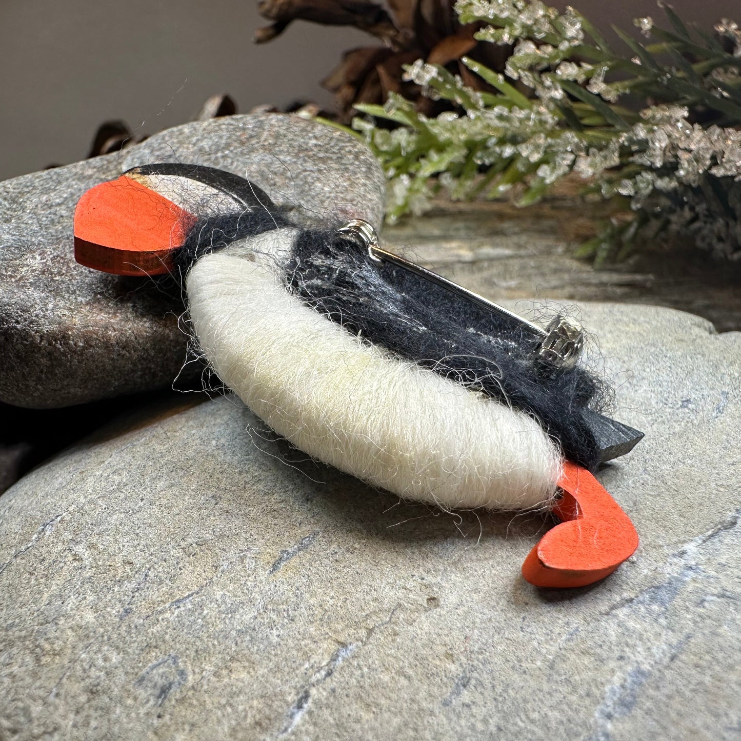 Scottish Puffin Scatter Pin - Handmade in Scotland