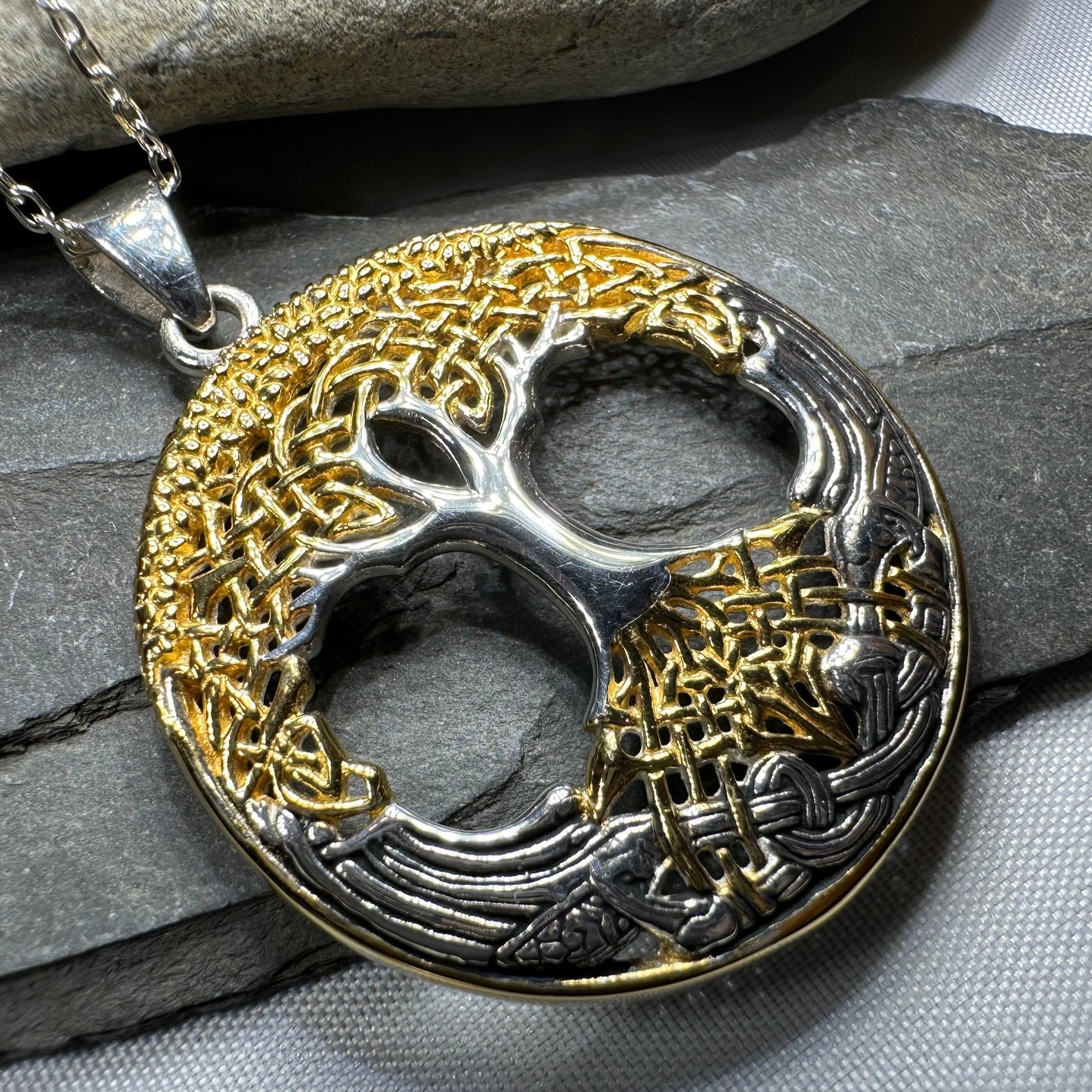 Truda Celtic Tree of Life Necklace — view 7