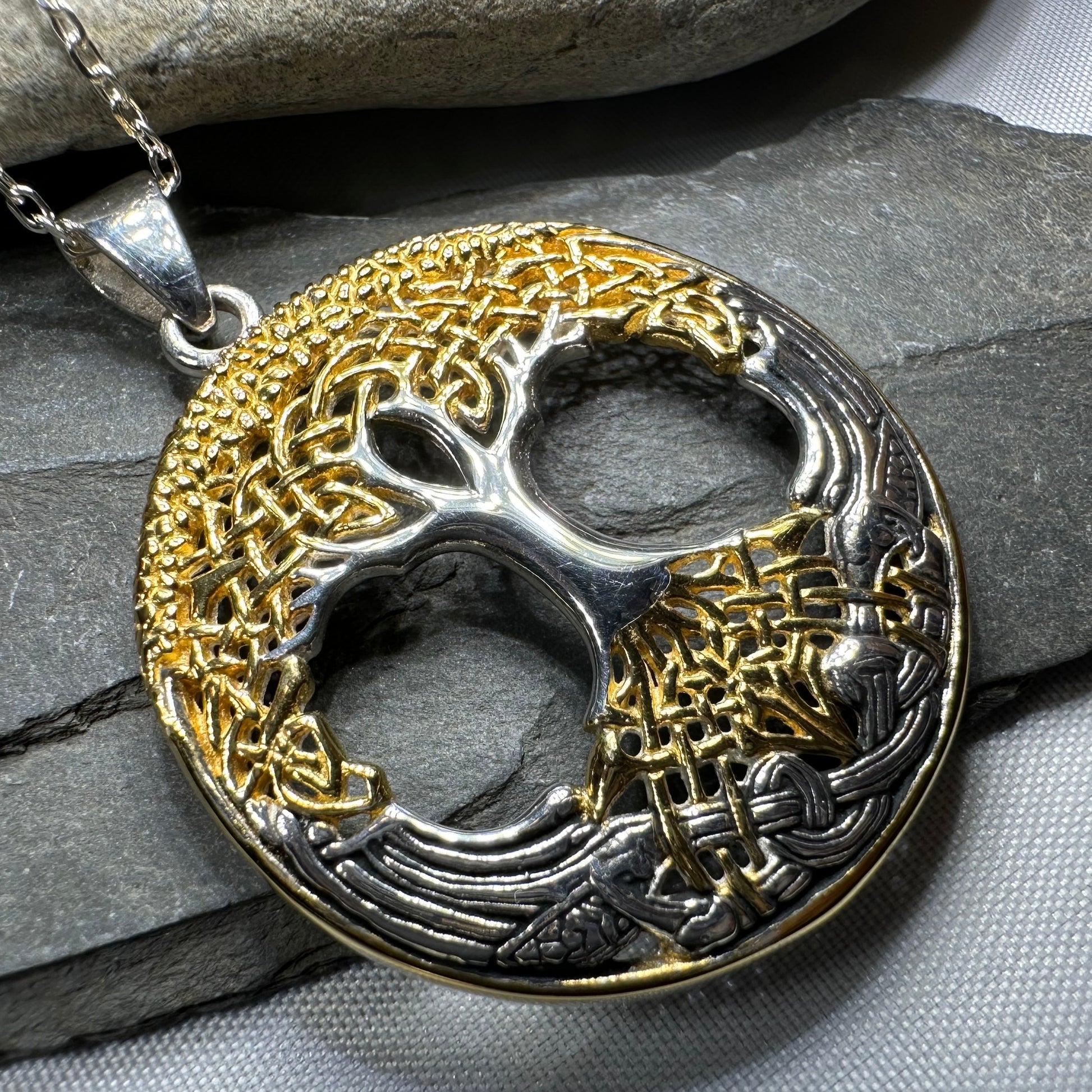 Truda Celtic Tree of Life Necklace — view 7
