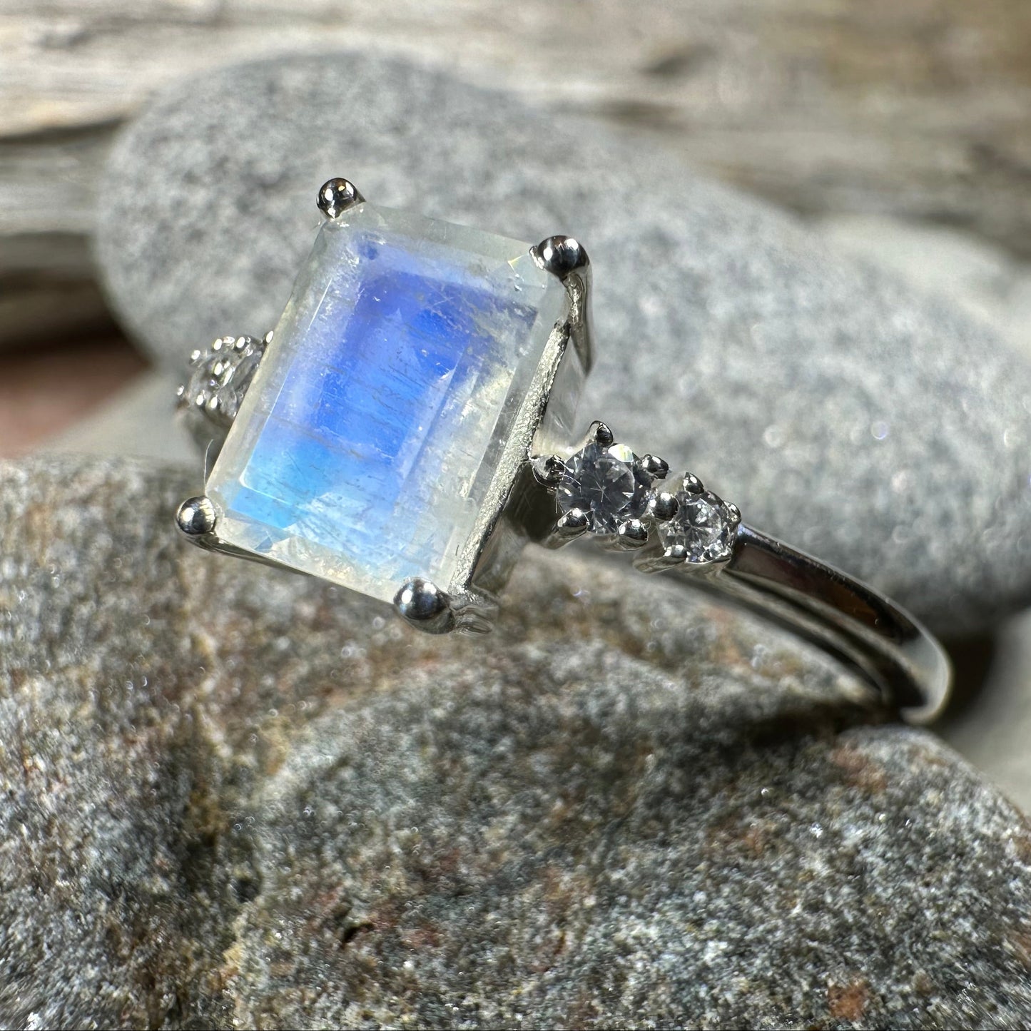 Hilaria Moonstone Ring — view 6