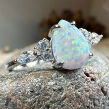 Load image into Gallery viewer, Allure White Fire Opal Ring
