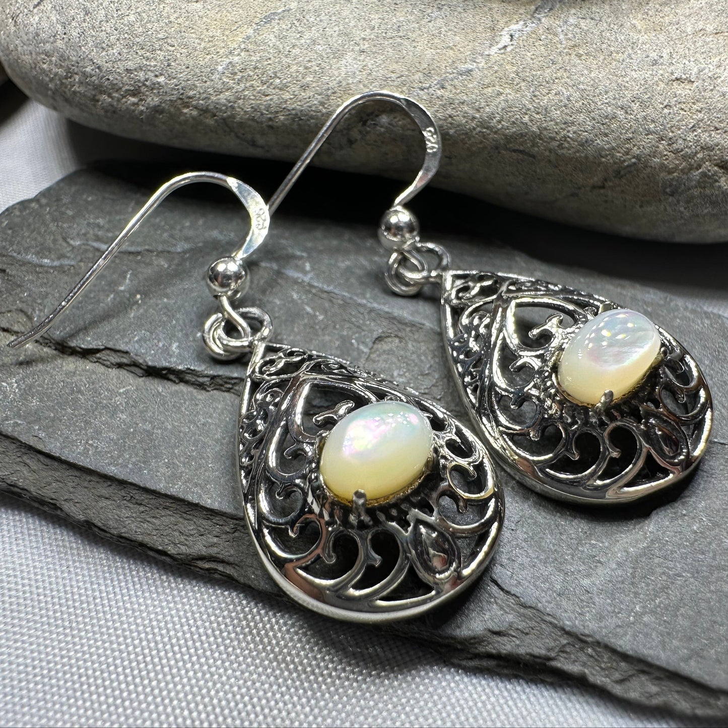 Alby Celtic Raindrop Earrings — view 4