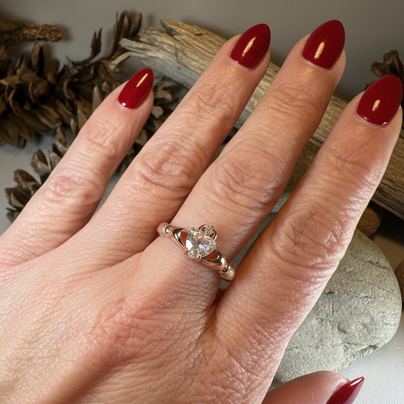 Emyvale Claddagh Ring — view 6