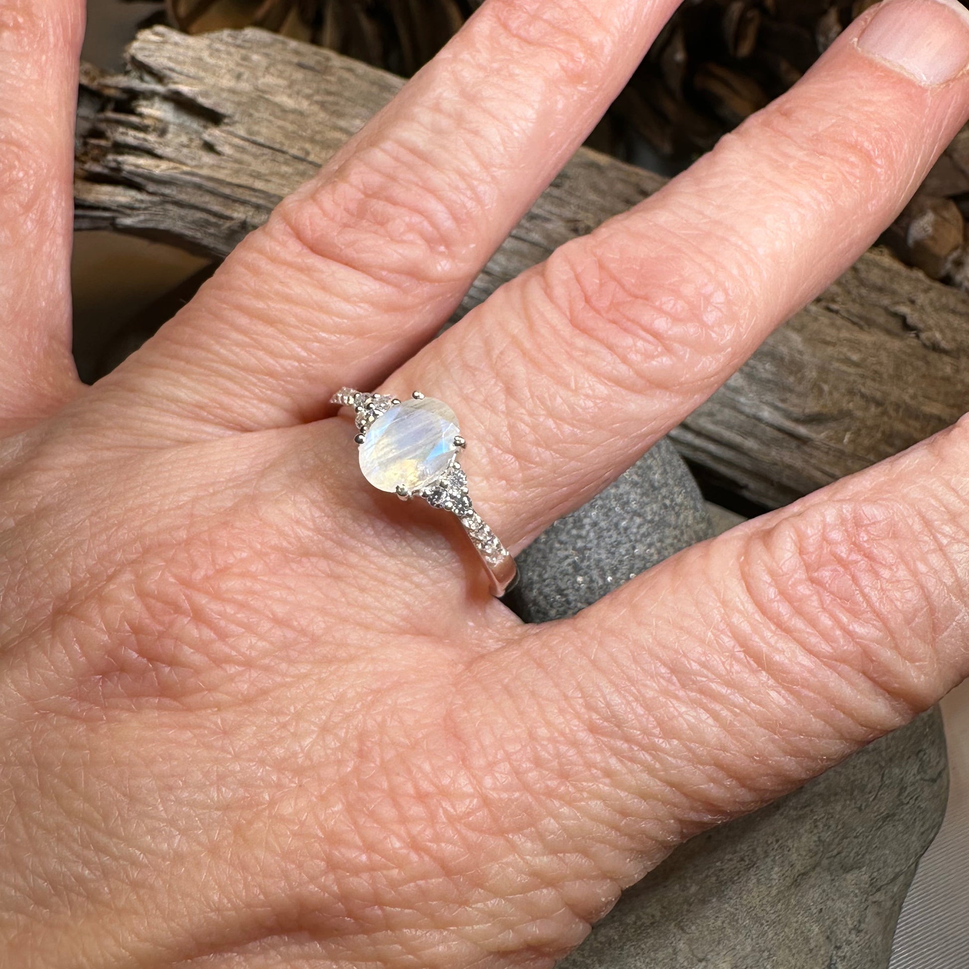 Kinsey Moonstone Ring — view 9