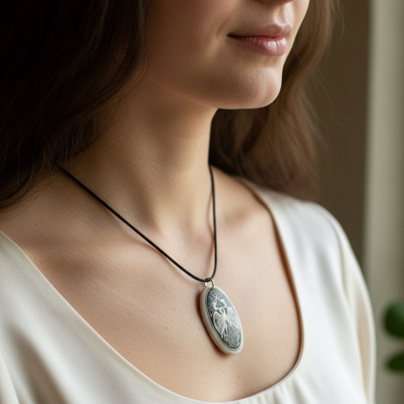 Artisan Celtic Birds Necklace - Handmade in the U.S.A.