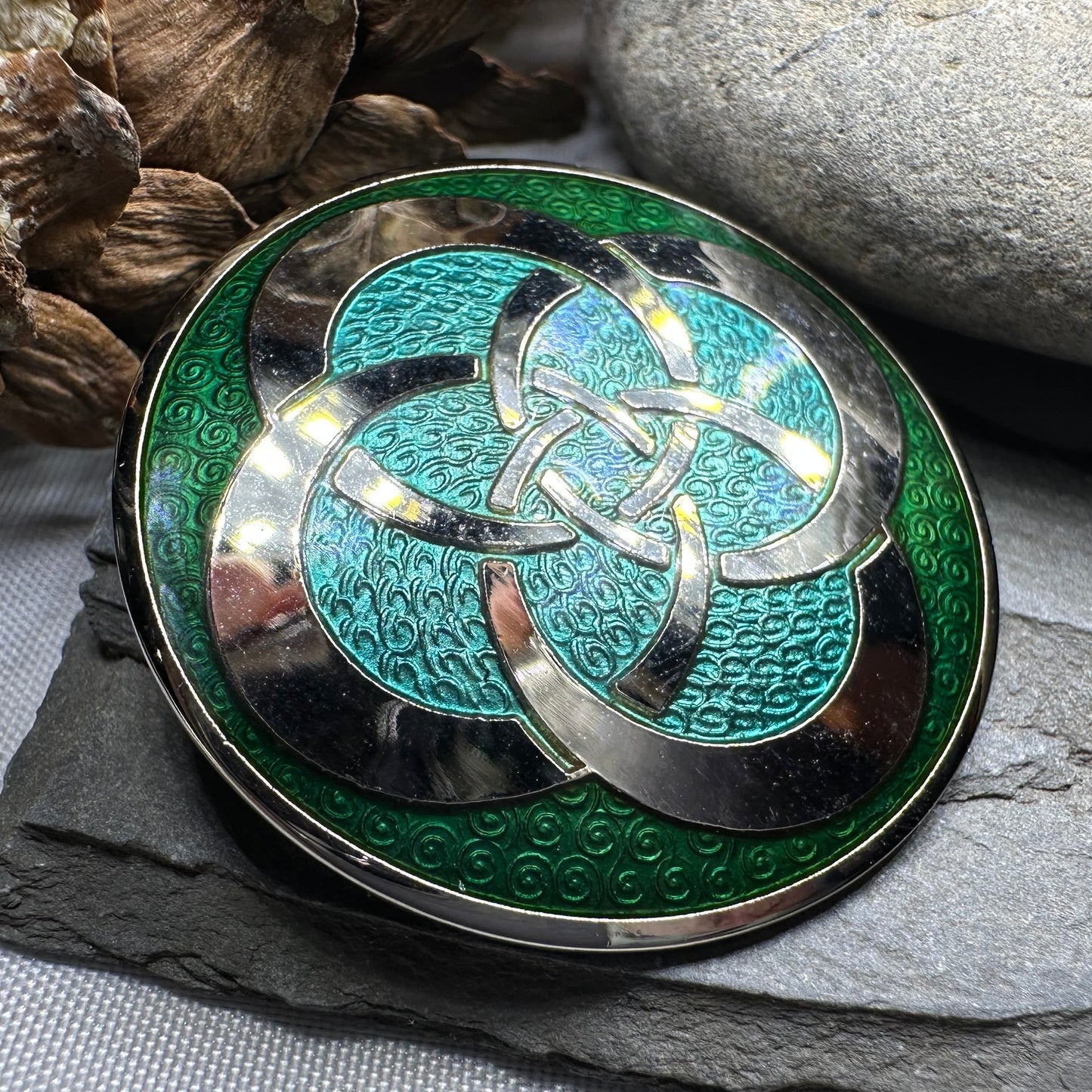Five Fold Celtic Brooch — view 5