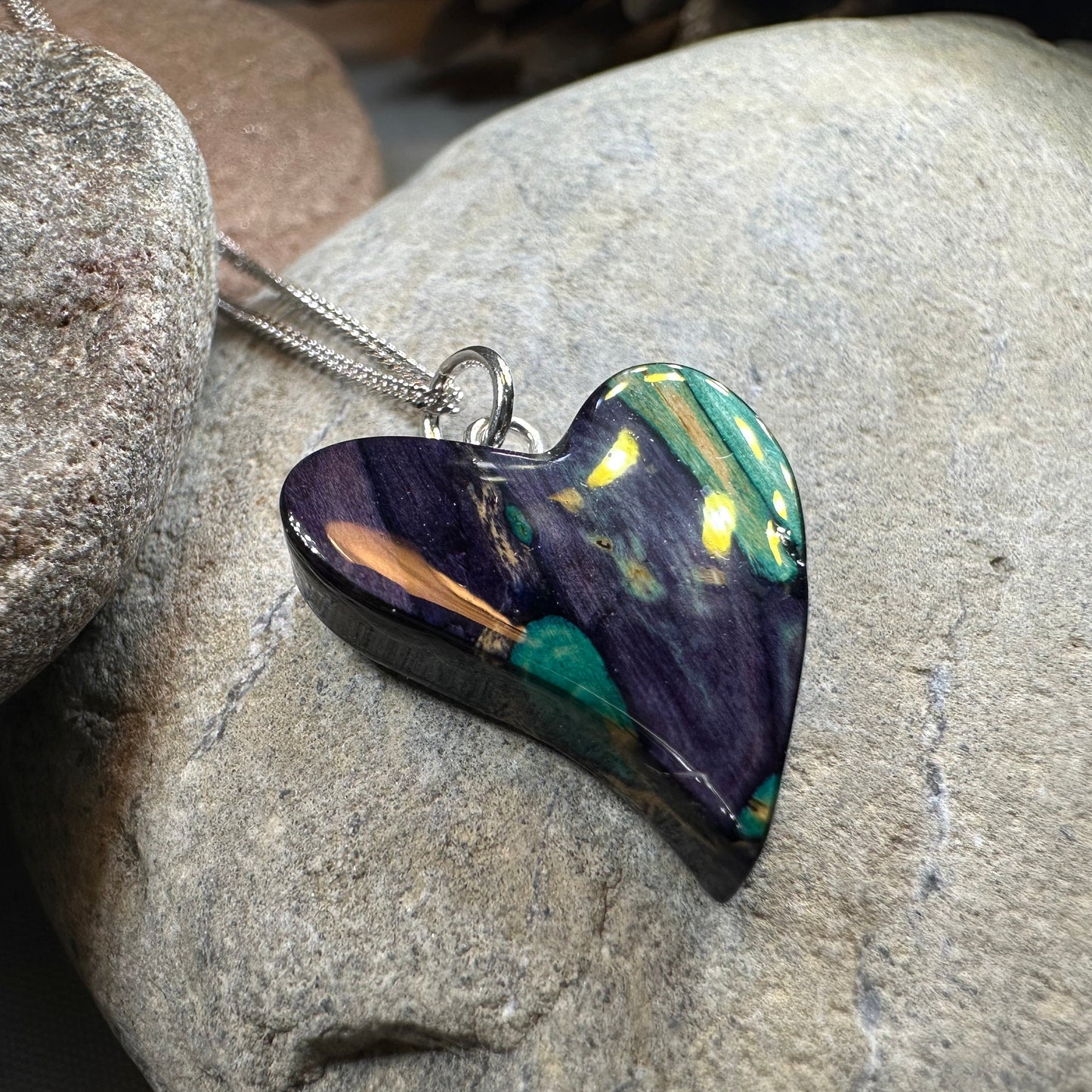 Heathergems Scottish Heart Necklace - Handmade in Scotland — view 15