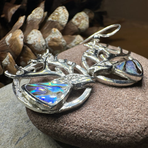 Load image into Gallery viewer, Scottish Stag of the Mist Earrings for Women
