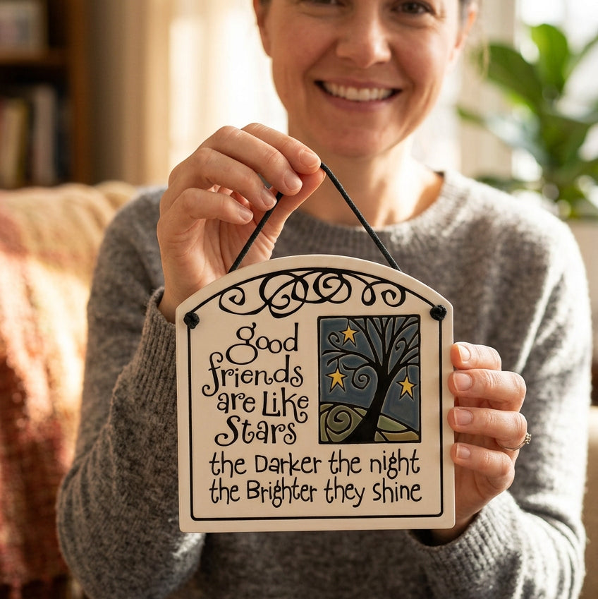 Artisan Friends Are Like Stars Wall Art - Handmade in the U.S.A.