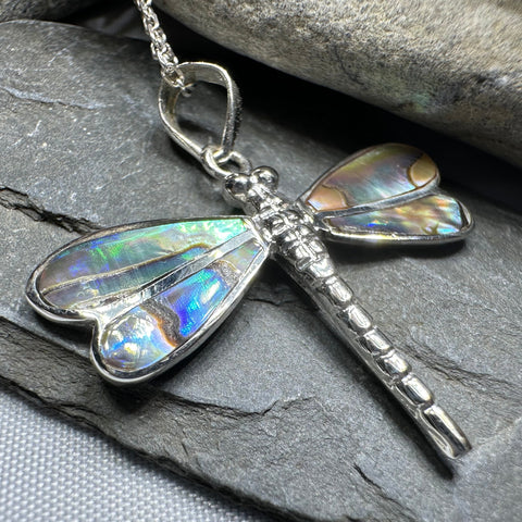 Load image into Gallery viewer, Shimmering Dragonfly Necklace
