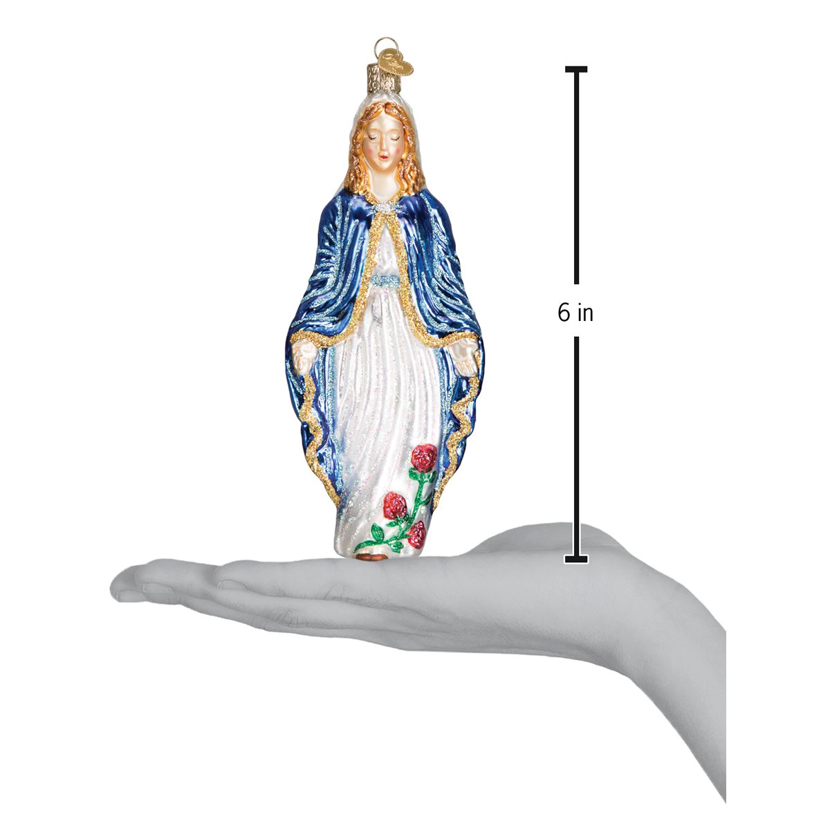 Virgin Mary Ornament — view 6