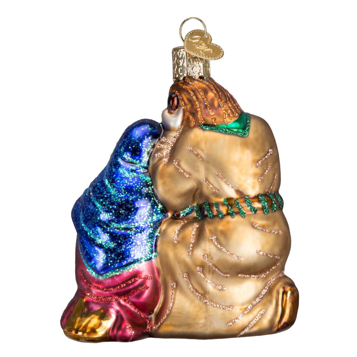Holy Family Ornament - Handblown Glass