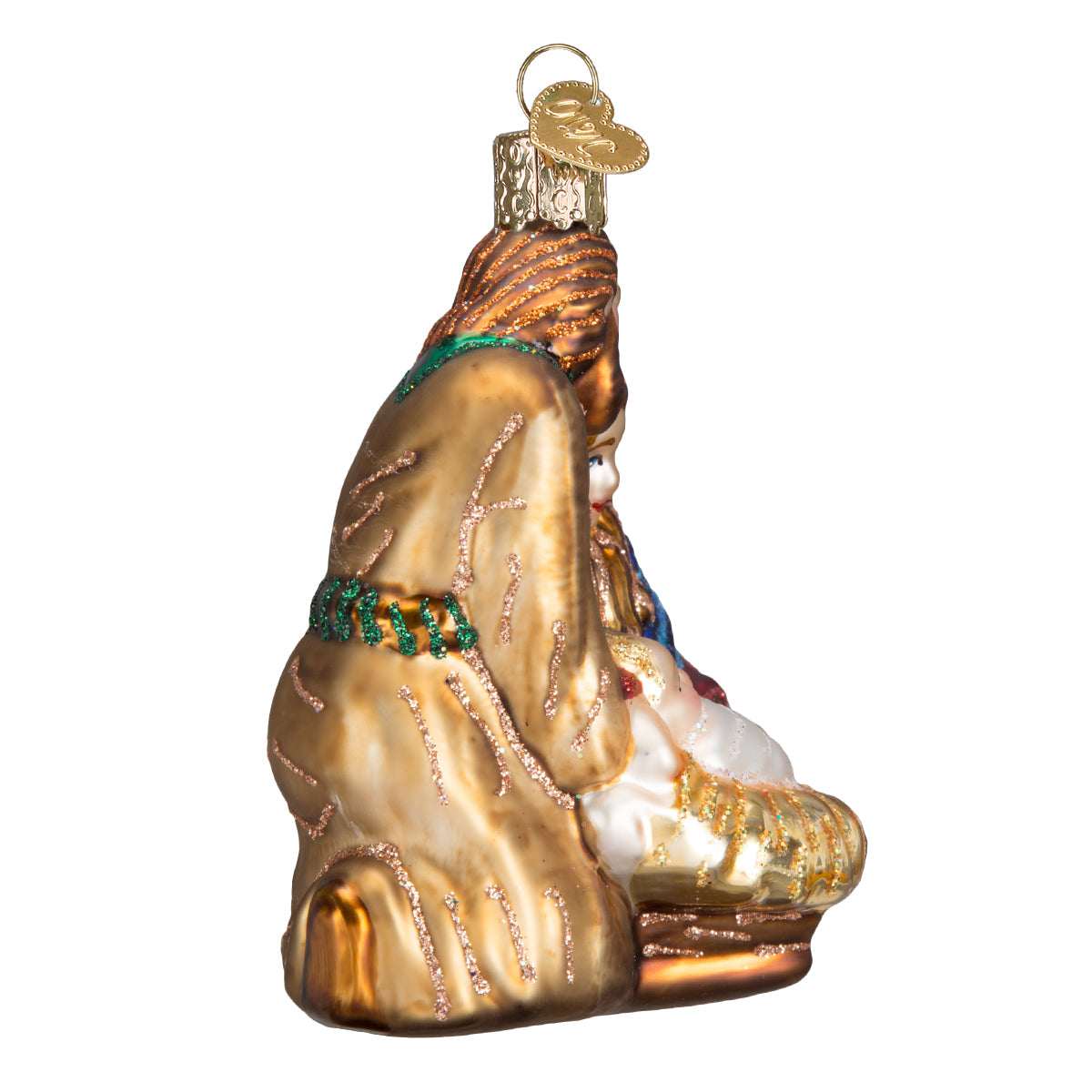 Holy Family Ornament - Handblown Glass