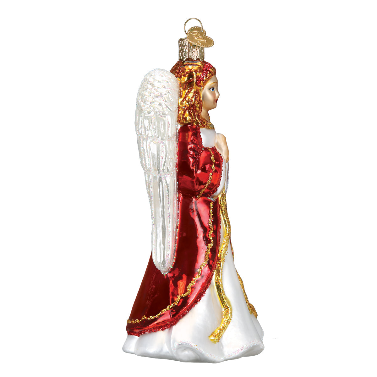 Divinity Angel Ornament - Handblown Glass