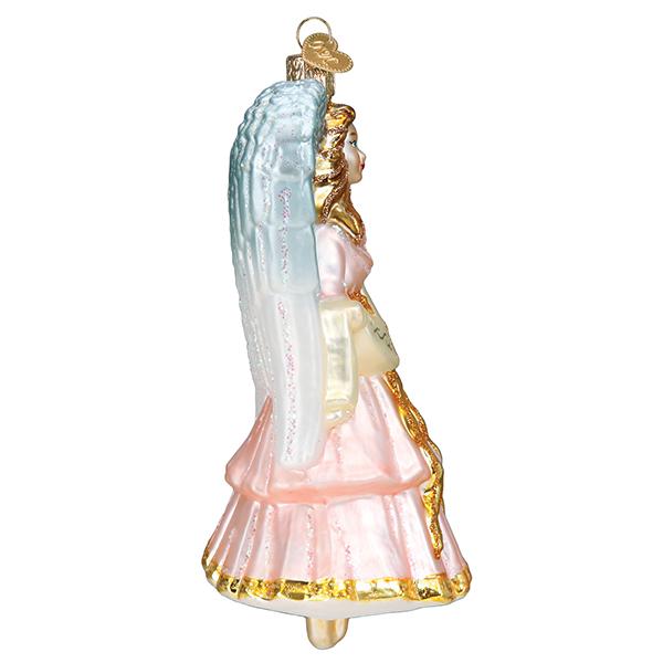 Gloria Nativity Angel Ornament - Handblown Glass
