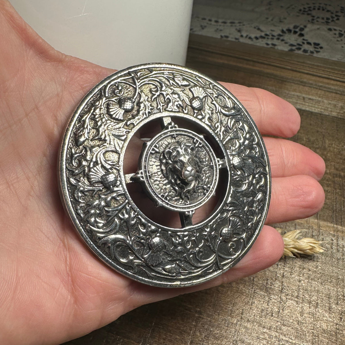 Scotland Royal Lion Brooch - Handmade in Scotland