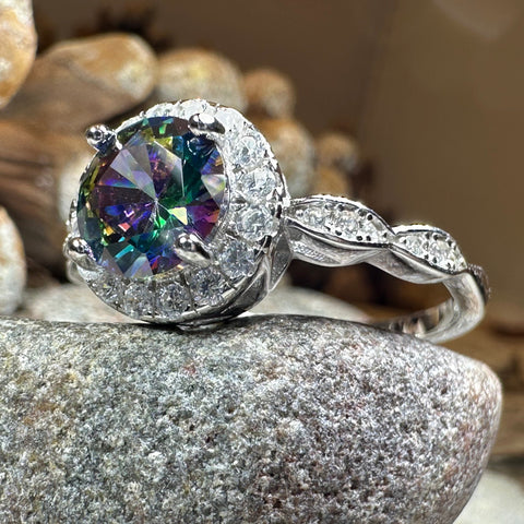 Load image into Gallery viewer, Innes Celtic Topaz Ring
