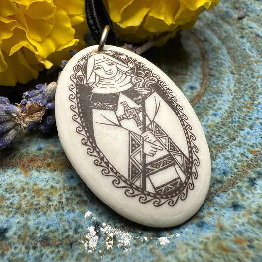 Artisan Irish Saint Brigid Necklace - Handmade in the U.S.A.