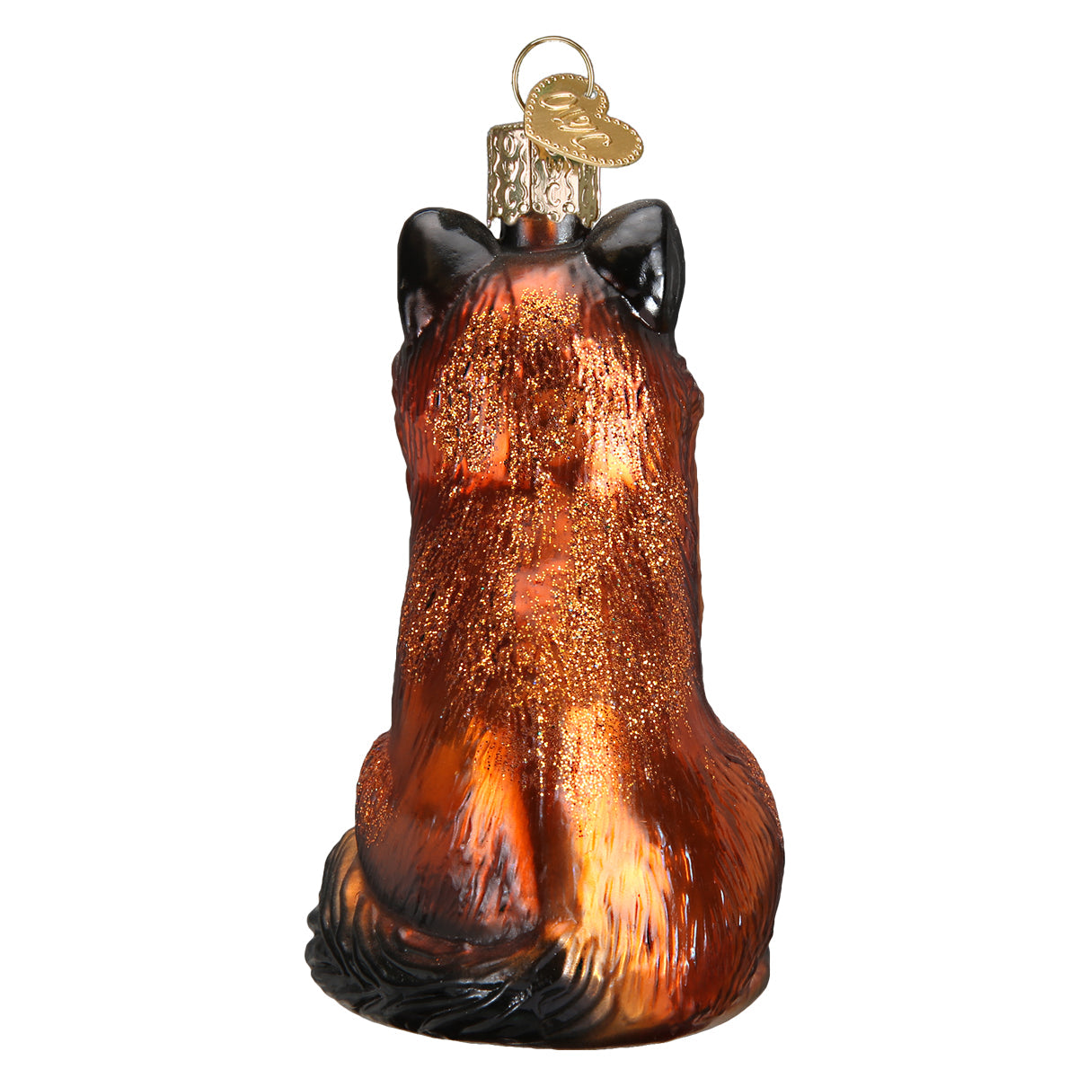 Fox Ornament - Handblown Glass