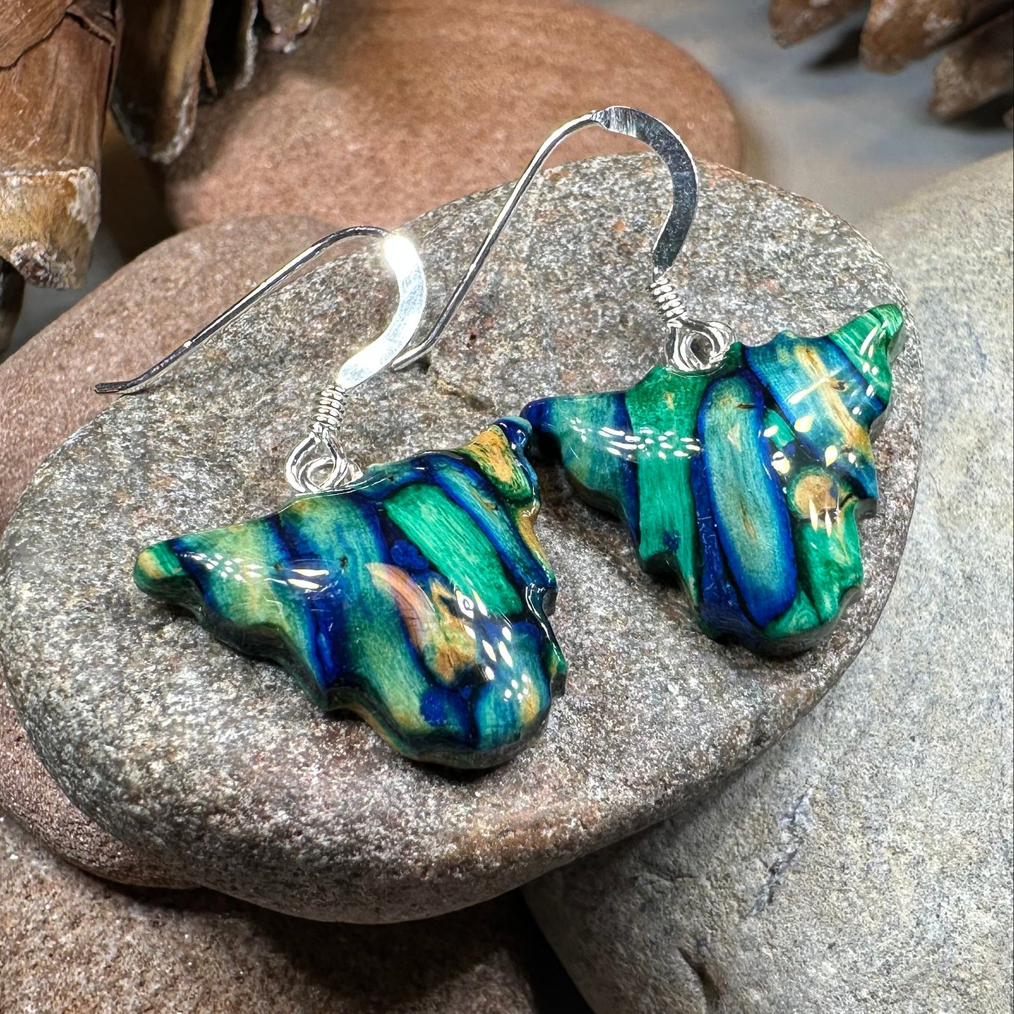 Heathergems Scottish Highland Cow Dangle Earrings - Handmade in Scotland