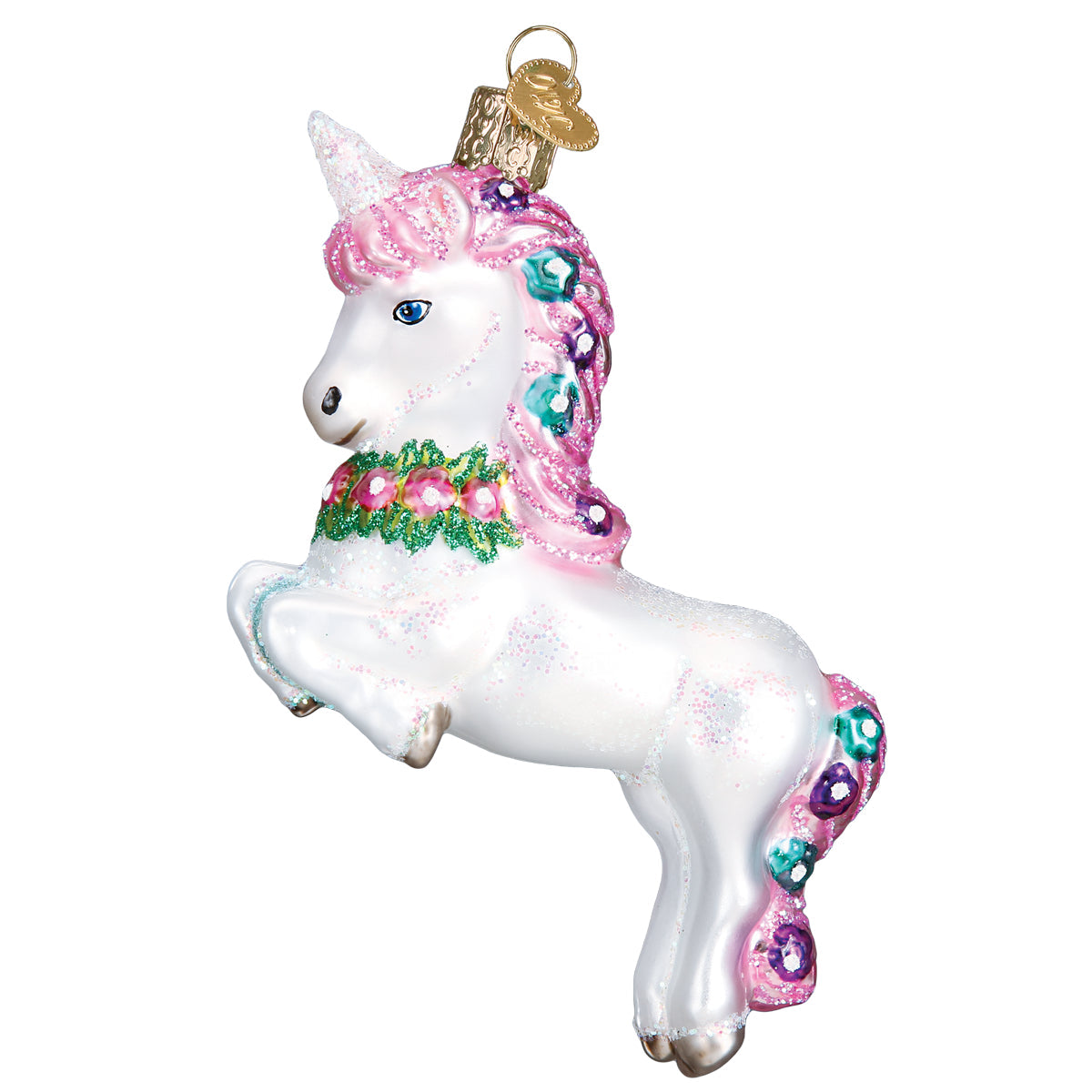 Prancing Unicorn Ornament — view 4