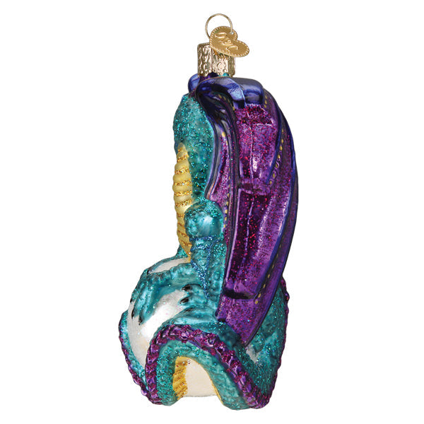 Fantasy Dragon Ornament - Handblown Glass