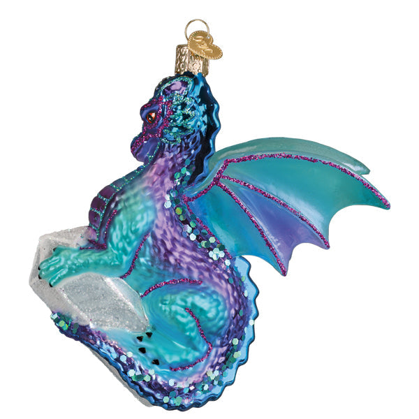 Celestial Dragon Ornament - Handblown Glass