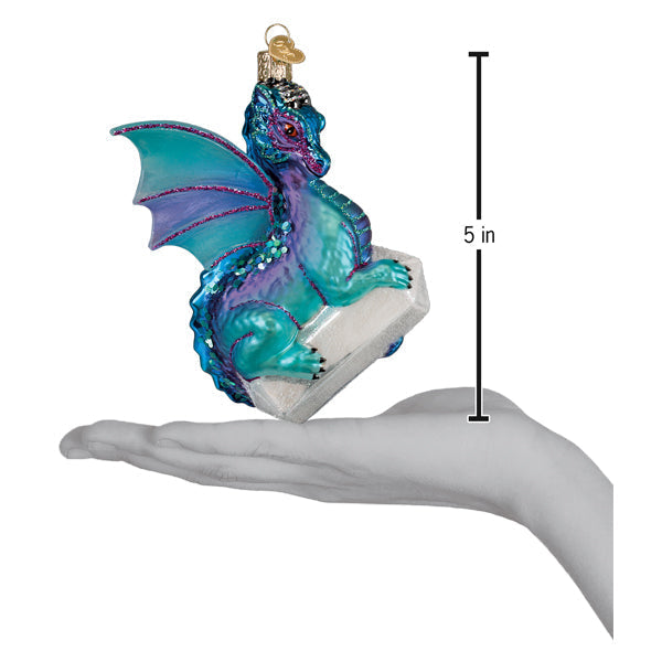 Celestial Dragon Ornament - Handblown Glass