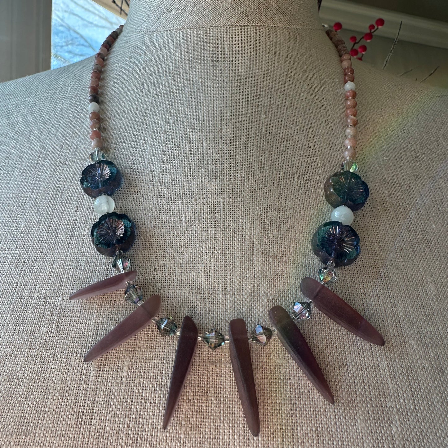 Highland Sunrise Crystal Necklace — view 8