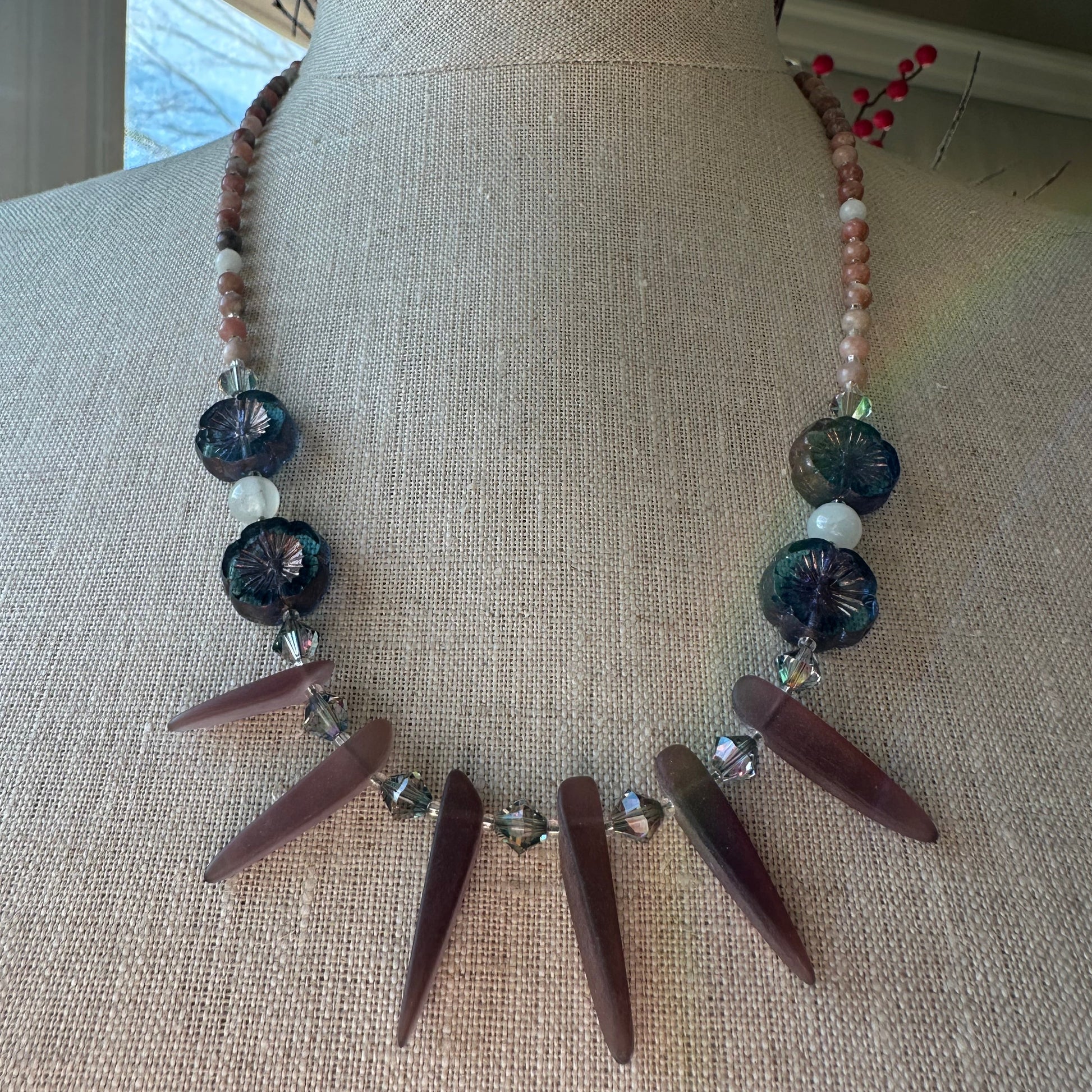 Highland Sunrise Crystal Necklace — view 8